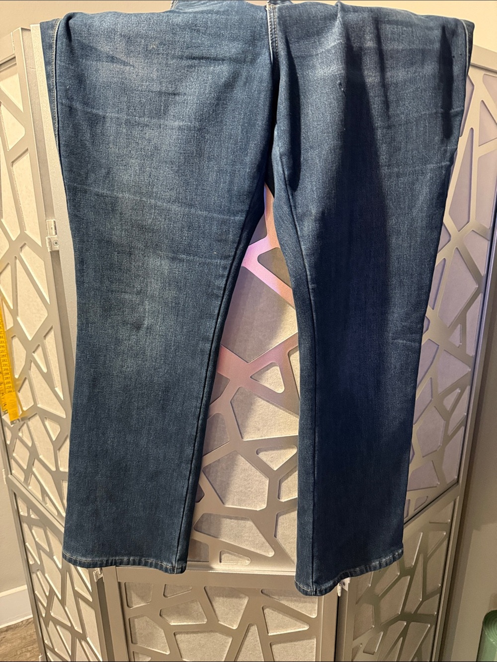 Lincoln Outfitters Women's Straight Leg Jeans - Dark Blue